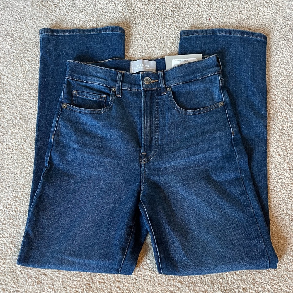 NWT Everlane The Authentic Stretch Slim Bootcut Jeans 26